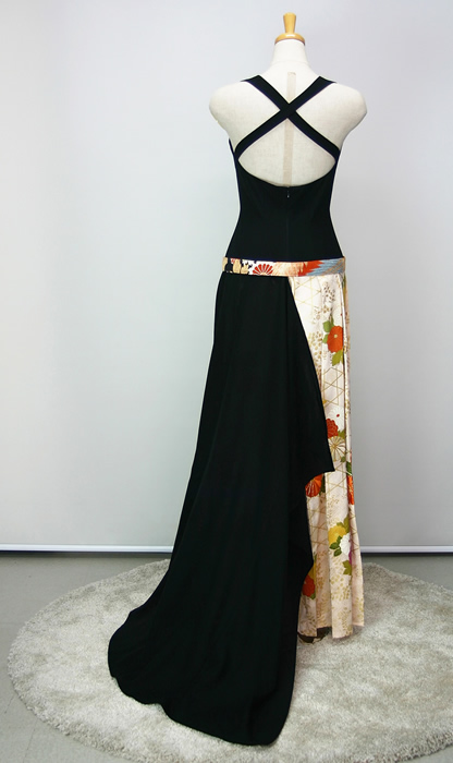 着物ドレスや和ドレスの留袖ドレス レンタル パーティードレス