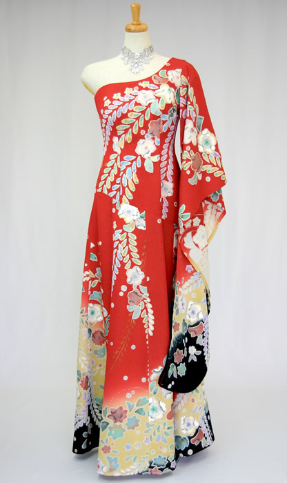 着物ドレスや和ドレスの留袖ドレス レンタル パーティードレス