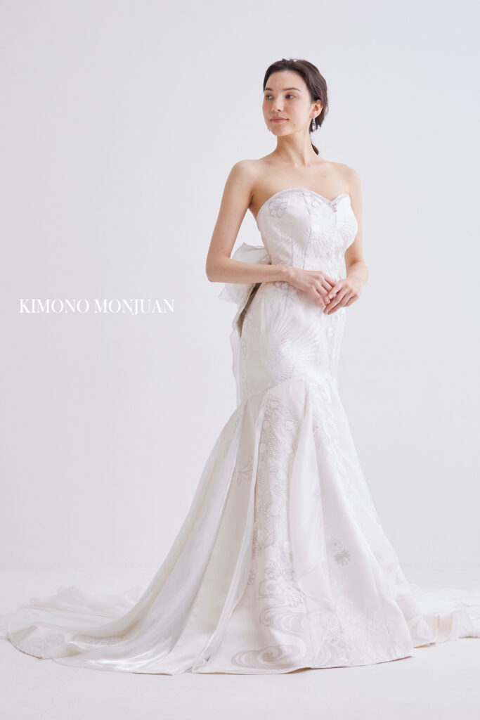 打掛を使用した着物ドレスのウェディングドレス｜レンタル・購入対応（大阪・東京銀座・全国）