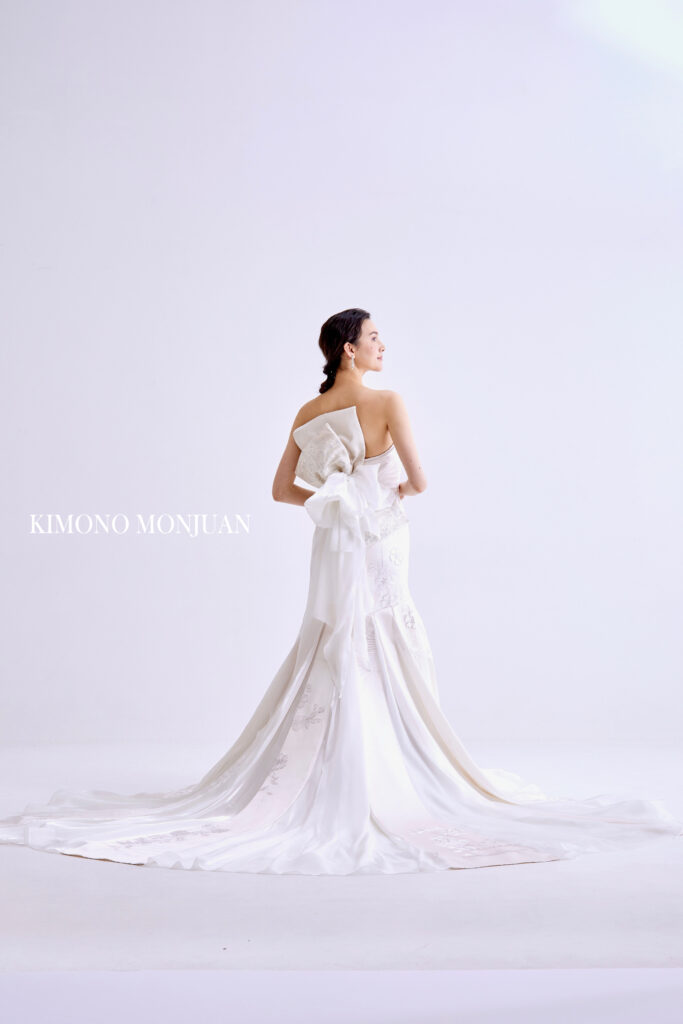 打掛を使用した着物ドレスのウェディングドレス｜レンタル・購入対応（大阪・東京銀座・全国）