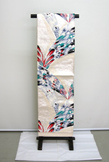 ウエディングドレスに振袖と帯を着物リメイクしたオーダーメイドの一点もの着物ドレス（大阪・東京銀座）