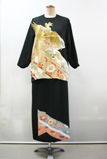 結婚式に参列のお祖母様に留袖を着物リメイクしたオーダーメイドの一点もの留袖ドレス（大阪・東京銀座・全国）