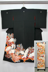 ウエディングドレスに留袖・丸帯を着物リメイクしたオーダーメイドの一点もの着物ドレス（大阪・東京銀座・全国）