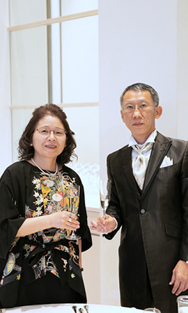 新婦の母に留袖を着物リメイクしたオーダーメイドの一点もの留袖ドレス（大阪・東京銀座・全国）