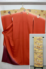 成人式に振袖・帯を着物リメイクしたオーダーメイドの一点もの着物ドレス（大阪・東京銀座・全国）