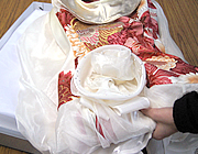 振袖から着物ドレスのウエディングドレスをオーダーメイド