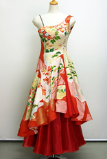 ダンス衣装に振袖からオーダーメイドの着物ドレス